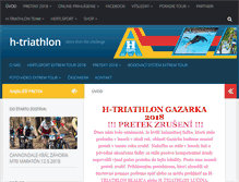 Tablet Screenshot of h-triathlon.sk